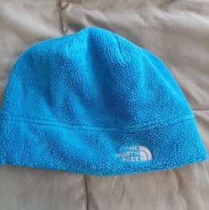 North face blue beanie